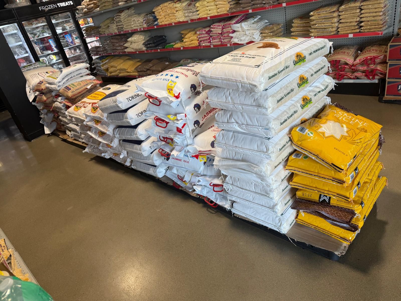 Long-Grain Rice (10 lb): The base of Haitian and Caribbean plates — rice and beans, diri kole, everyday meals.