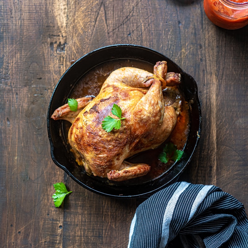 Whole Chicken: For poule en sauce, roasting, or cutting into pieces the way you cook at home.